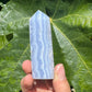 Blue Lace Agate Tower